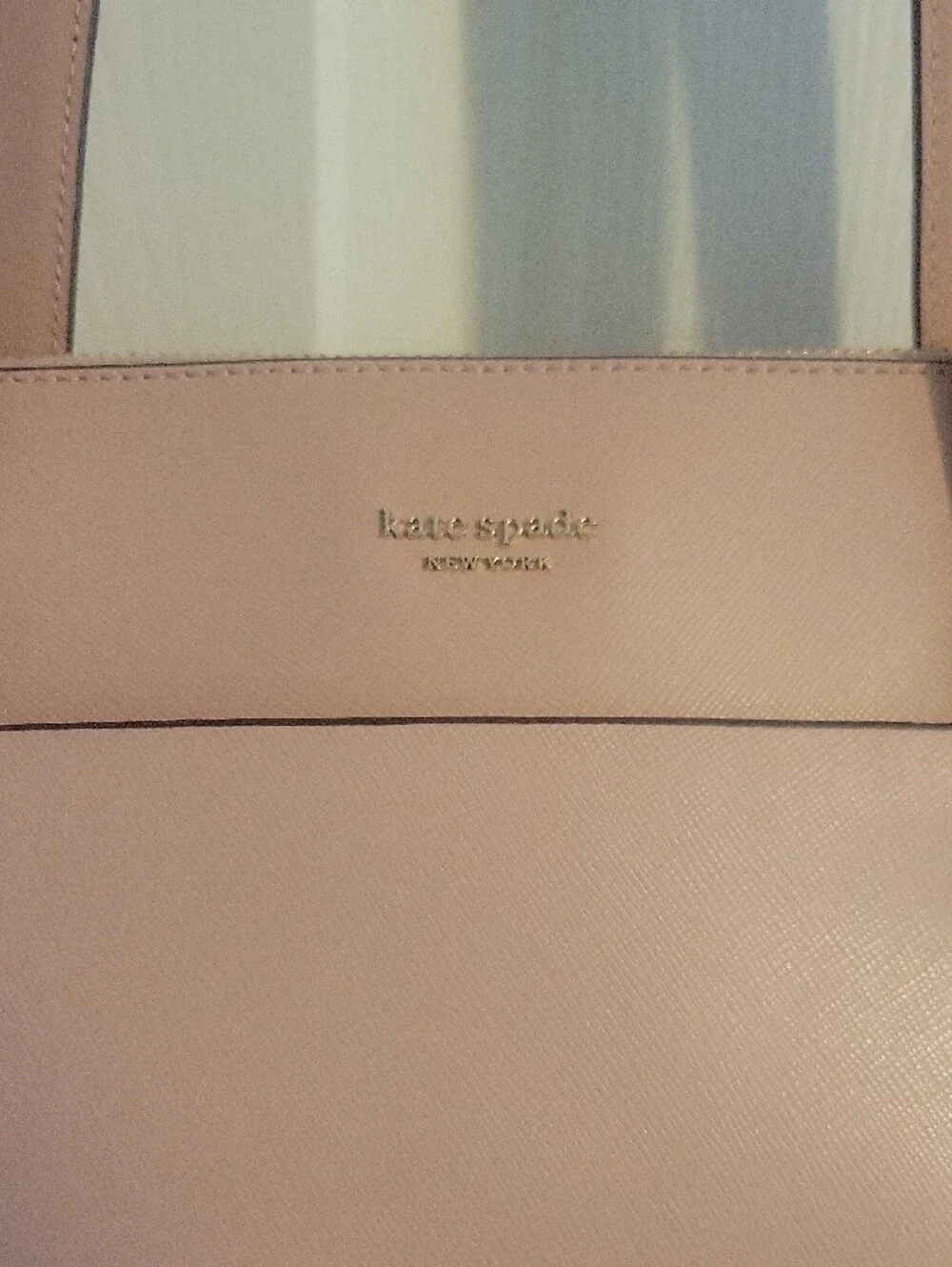 kate spade full size light blush pink tote  bag multi pocket